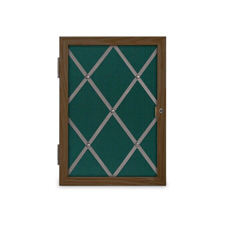 United Visual Products Sliding Door Wood Corkboard, 96"x36", Cher, UV9006OCS-CHERRY-RUBBER UV9006OCS-CHERRY-RUBBER